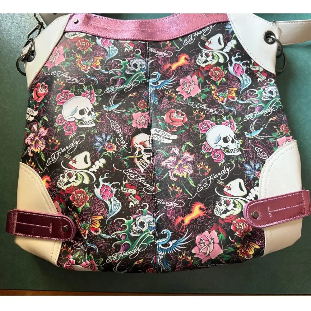 BRAND NEW NWT ED HARDY TATTOO HOBO BAG